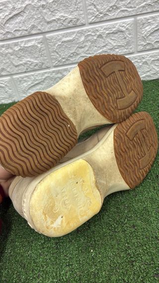 Scarpe Hogan Beige Argento