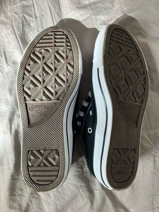 Converse Chuck Taylor All Star 37.5 negras WIDE