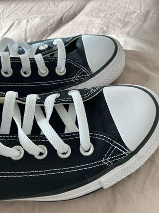 Converse Chuck Taylor All Star 37.5 negras WIDE