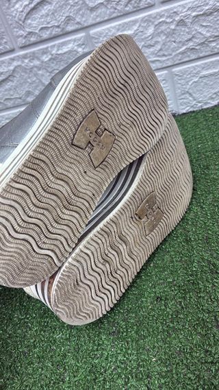 Hogan Scarpe Donna Argento Bianco