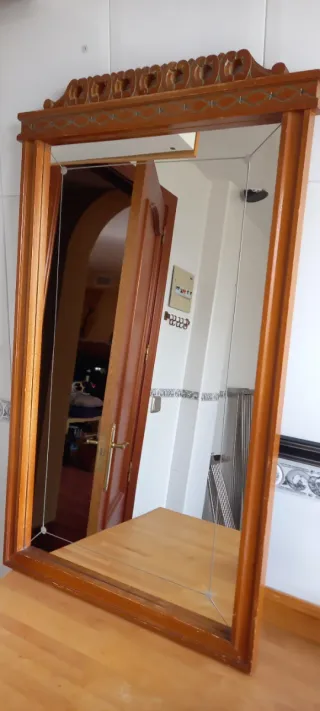 Espejo vintage marco madera