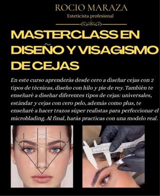 CURSO DE DISEÑO Y VISAGISMO DE CEJAS