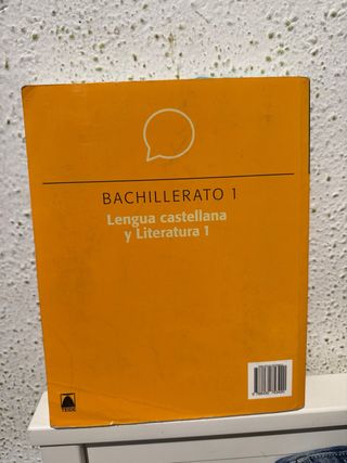 Lengua castellana 1. Bachillerato