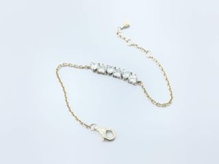 pulsera plata 925mm con piedra con circonita
