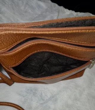 Bolso Piel Sintética Marrón