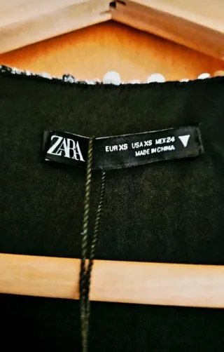 Vestido lentejuelas Zara