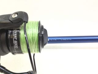 caña de pescar telescopica symbios + carrete symbios +carrete