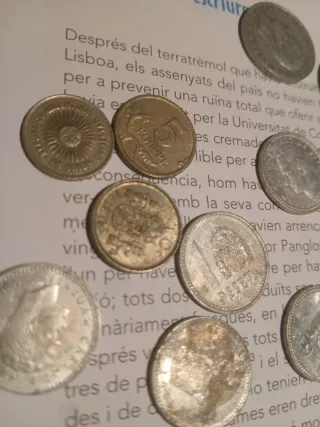 Lote de monedas antiguas