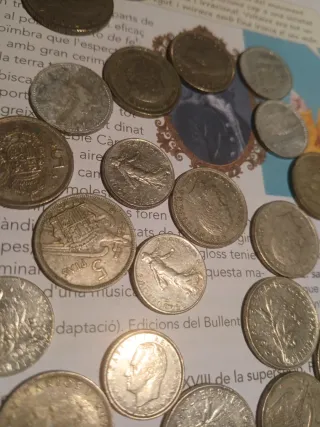 Lote de monedas antiguas