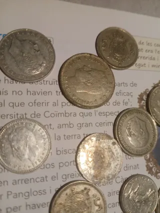 Lote de monedas antiguas