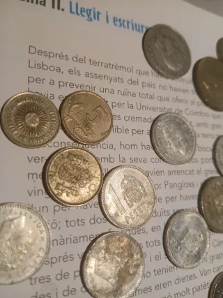 Lote de monedas antiguas