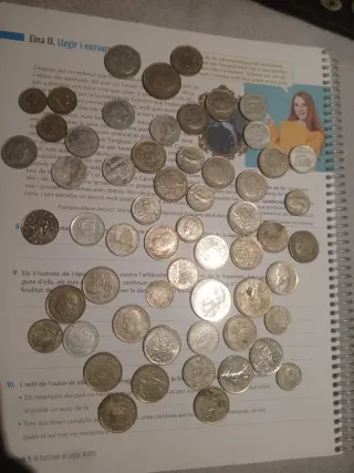 Lote de monedas antiguas