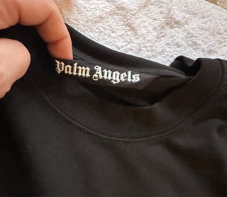 Camiseta Palm Angels Tiburones Negra