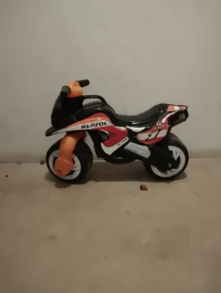 Moto Bebé Repsol Negra