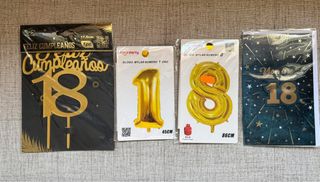 Kit Fiesta 18 Cumpleaños Feliz Cumpleaños