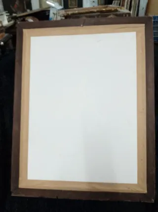 Cuadro Virgen Dolorosa Pintado a Mano