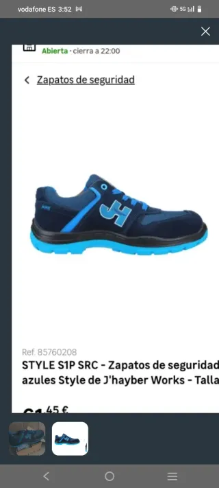 Zapatos de seguridad jhayber,nuevos