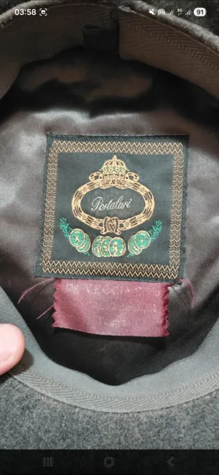 Coppola Portaluri 100% lana Taglia 55