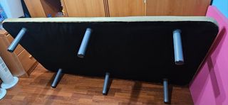 Somier tapizado transpirable 105cm