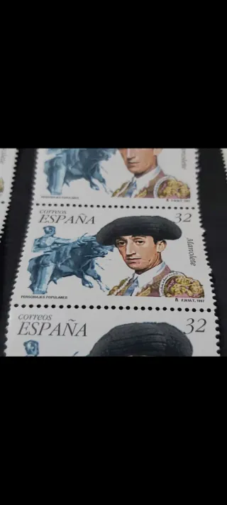 Sello Torero Manolete España 1997