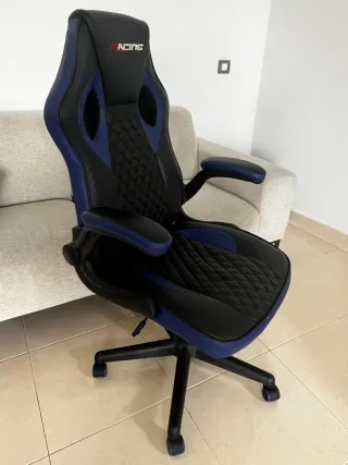 Silla Gaming RACING Negra y Azul solo en Mallorca