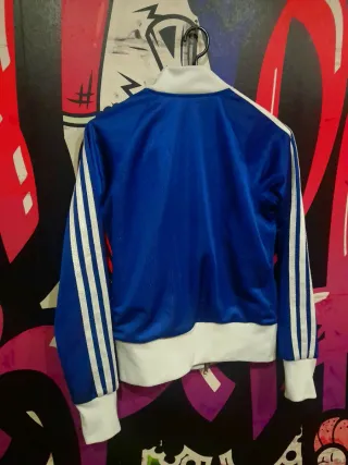 XS Chaqueta revesible azul/roja de Adidas Original