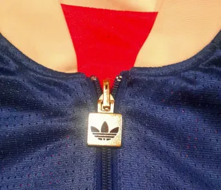 XS Chaqueta revesible azul/roja de Adidas Original