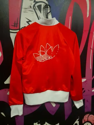 XS Chaqueta revesible azul/roja de Adidas Original