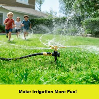 FANHAO aspersores metal 360° 3 brazos Pack 2