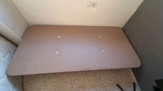 Somier tablero tapizado en elegante color beige