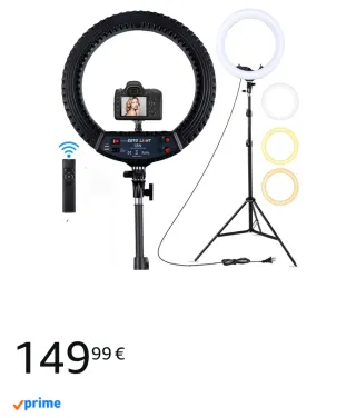 AMBITFUL Anillo de luz BF21 de 55 Ctm