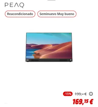 Smart tv portátil batería. Sonido JBL. 32".