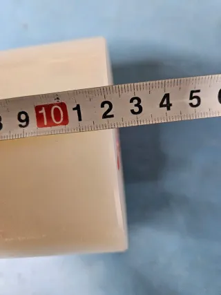 Barra, redondo macido de 120 mm nylon blanco