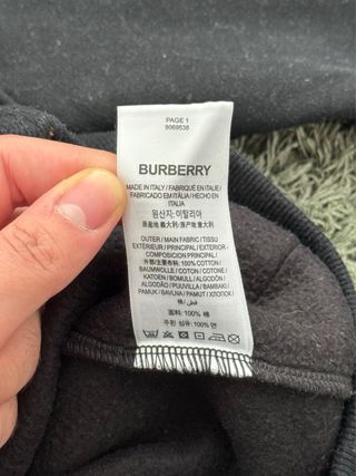Sudadera con cremallera Burberry de mujer