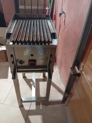 Parrilla piedra volcánica