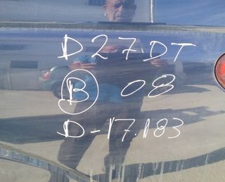 Motor completo ssangyong 4996500 d27dt rodius 2.7