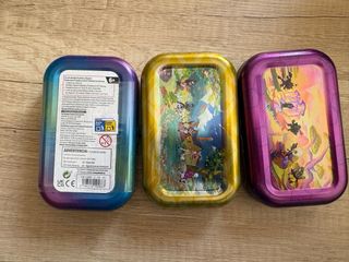 Latas tin pokemon TCG