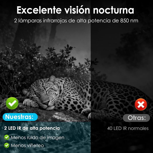 WOLFANG WT07 4G 2K 48MP visión nocturna TFT 2''