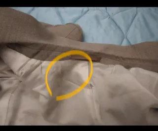 Americana marrón grisáceo de Ted Lapidus.