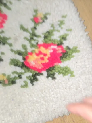 2 tappeti piedi di letto in pura lana