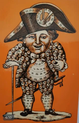 12 Postales Lotería Nacional 1974 Serie B Completa