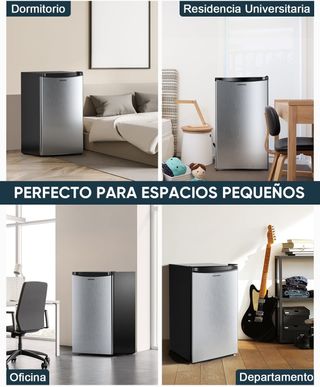 Mini frigorífico con congelador 91L NUEVO