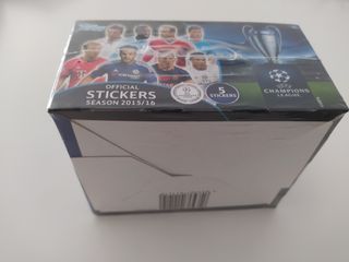 Caja 50 sobres Topps UEFA cromos 15 16 Champions