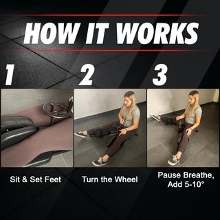 MUSCLEFORGE Stretch Pro estiramiento 180° acero