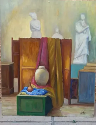 Cuadro al oleo sobre lienzo