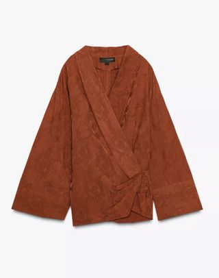 KIMONO JACQUARD ZARA M-L
