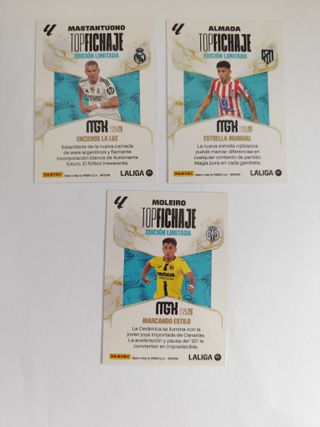 3 Cromos Panini Megacracks MGK Edición Limitada