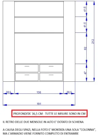 Arredamento salotto (divano e mobile)