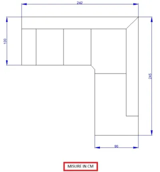 Arredamento salotto (divano e mobile)
