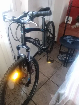 bicicleta de montaña BTWIN 18 marchas cuadro